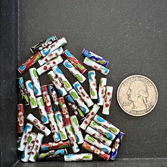Jewelry - RARE Vintage Cloisonné beads